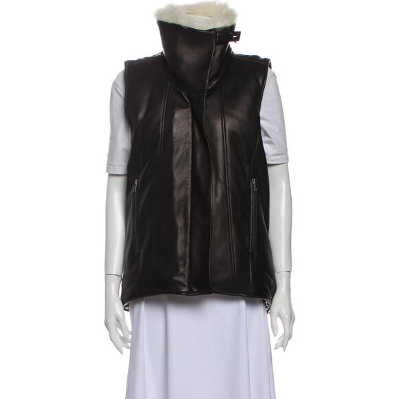 Helmut Lang Lamb Leather Vest Black - S - Picture 4 of 4